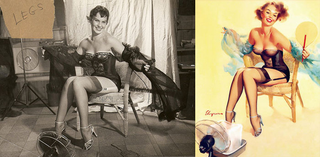 Illustration for article titled Even Classic Pin-Ups Were Retouched